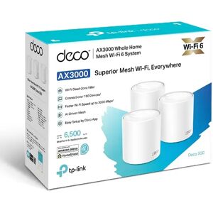 TP-LINK Deco X50 AX3000 Whole Home Mesh WiFi 6 System - 3-pack