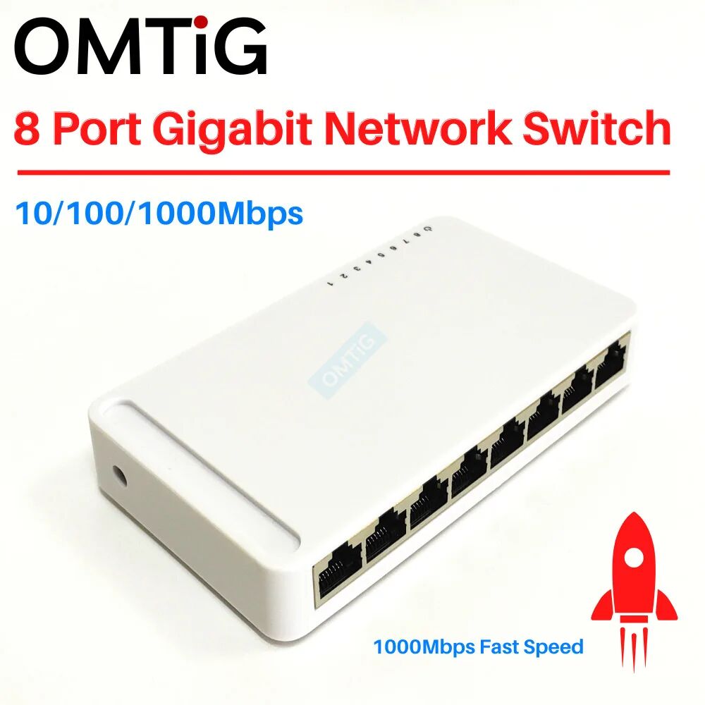 5/8 RJ45 Ports Gigabit Switch Ethernet Smart Switcher High Performance  100/1000Mbps Network Switch RJ45 Hub Internet Injector - AliExpress