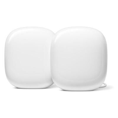 Google Nest Wifi Pro 6e AXE5400 Wireless Router 2-Pack, White