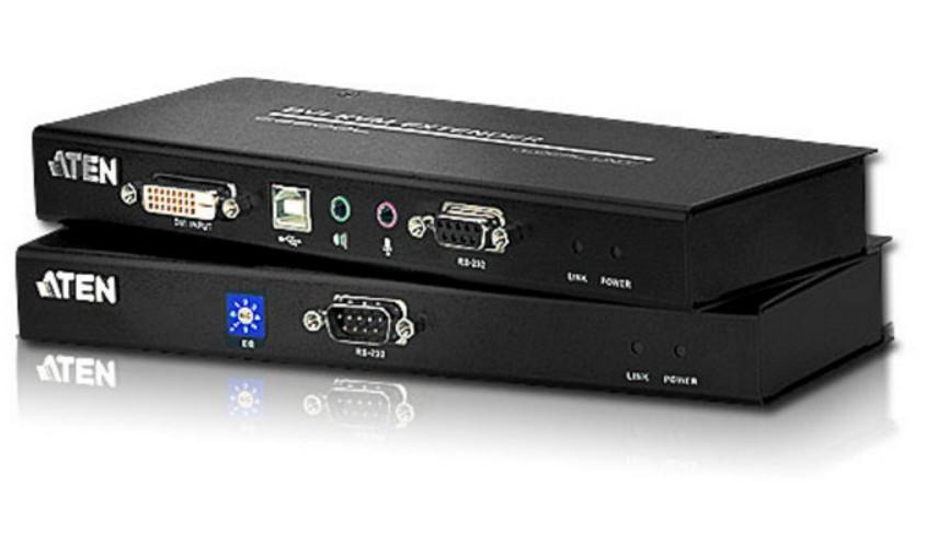 Aten Estensore KVM USB DVI con audio e RS-232 60m, CE600