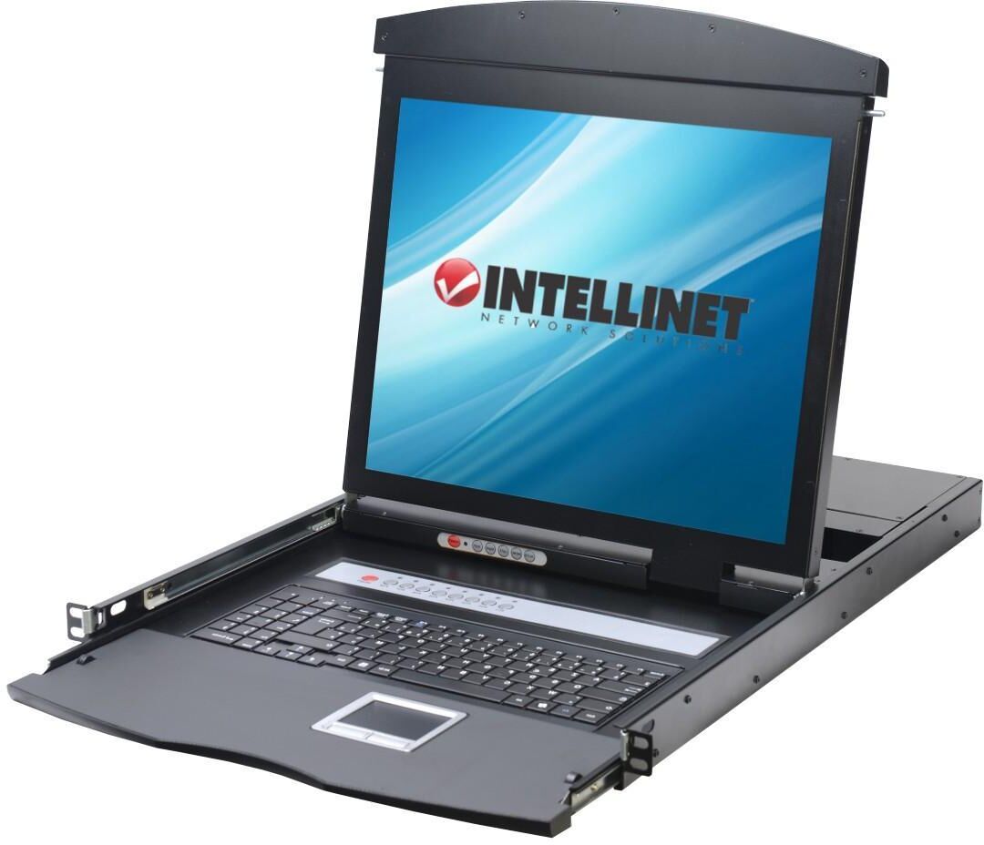 Intellinet Console KVM USB/PS2 con LCD 17" da Rack 19" Dual Rail