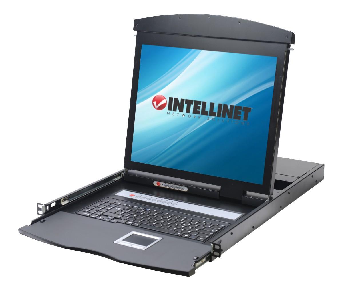 Intellinet Console KVM USB/PS2 con LCD 19" da Rack 19" Dual Rail