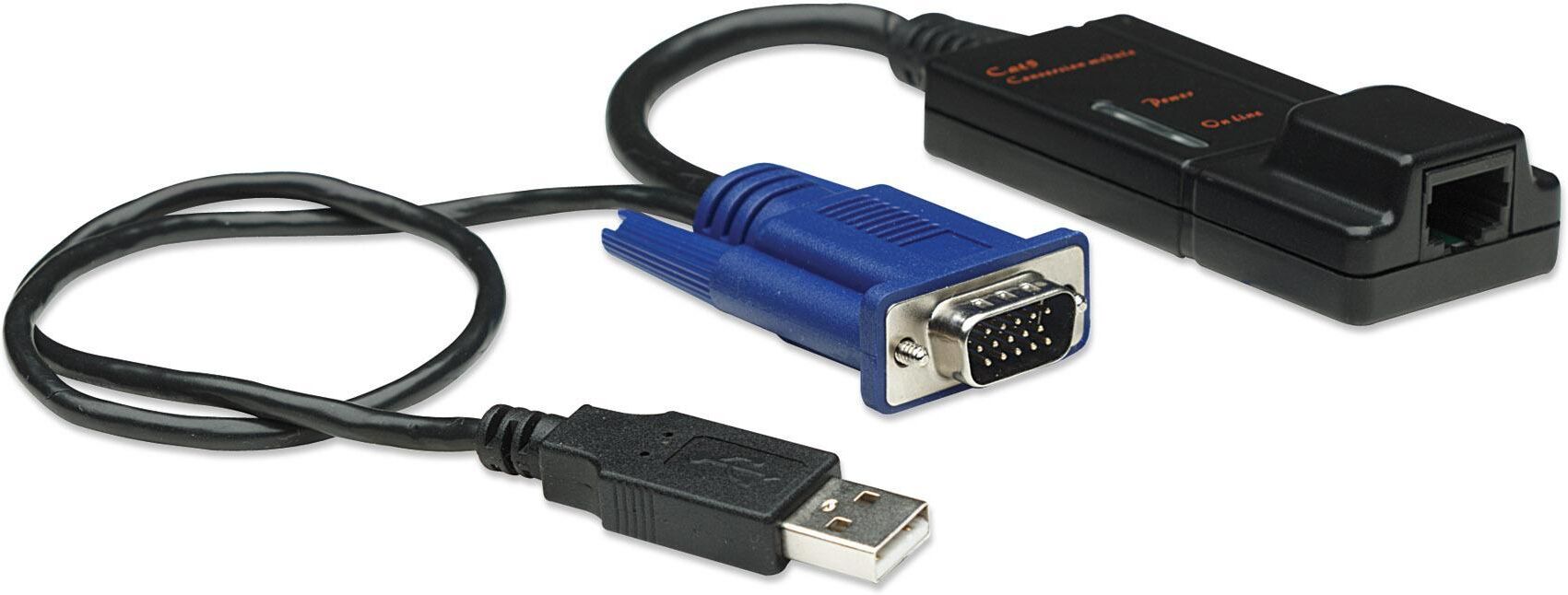 Intellinet Dispositivo di Connessione USB per KVM Switch Cat5