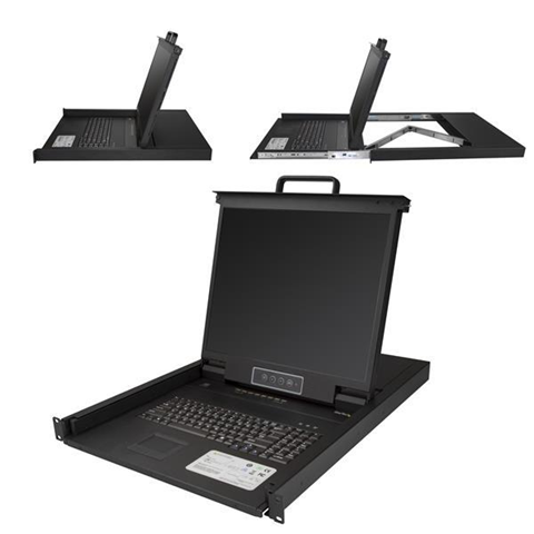 StarTech.com Console KVM per armadio Rack a 8 porte VGA con schermo LCD - 19" - 1U