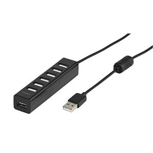 Vivanco USB 2.0 (7-port aktiv, inkl. Netzteil) schwarz