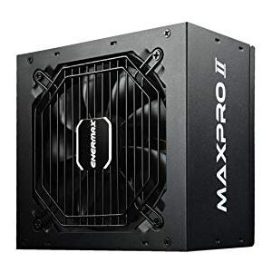 Enermax MAXPRO II ATX Gaming PC Netzteil 500W 80Plus 230V EU (Non Modular) schwarz mit 5fach Schutzschaltung, EMP500AGT-C