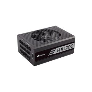 Corsair HX1200 PC-Netzteil (Voll-Modulares Kabelmanagement, 80 Plus Platinum, 1200 Watt, EU), schwarz, CP-9020140-EU
