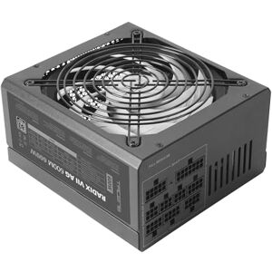 TACENS Radix VII AG 600, Vollmodulares 600W ATX-Netzteil, 10 Jahre Garantie, 80Plus Silver, 87% Wirkungsgrad, 140mm FDB-Lüfter mit AI-RPM Technologie, Japanische-Kondensatoren 105º, Schwarz