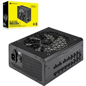 Corsair RM1200x Shift Vollmodulares ATX-Netzteil Modulare Seitenschnittstelle ATX 3.0- & PCIe 5.0-kompatibel Null-Drehzahl-Lüftermodus 105°C-Kondensatoren 80 Plus Gold-Effizienz Schwarz