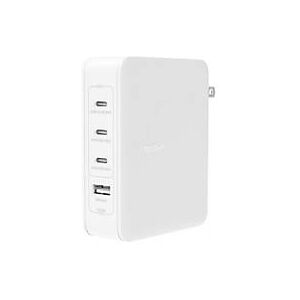 Belkin BoostCharge Pro - Netzteil - GaN-Technologie - 140 Watt - Fast Charge, Power Delivery 3.1 - 4 Ausgabeanschlussstellen (USB, 3 x USB-C)