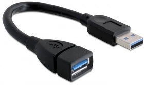 DeLock 82776 - Verlängerungskabel USB 3.0 A-A 15 cm Stecker / Buchse