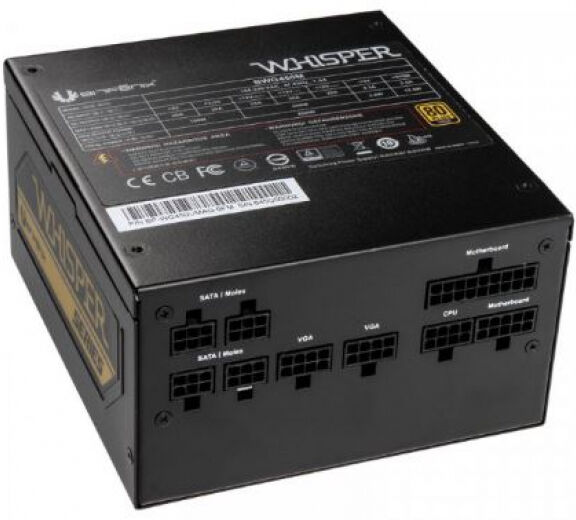 BitFenix Whisper M 80 Plus Gold Netzteil modular - 850 Watt