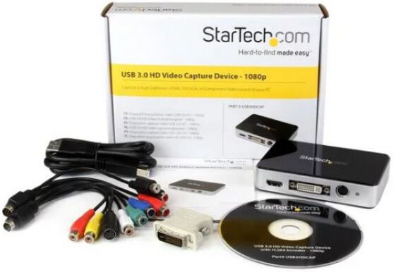 StarTech.com Startech USB3HDCAP - USB 3.0 Video Grabber - HDMI / DVI / VGA / Component HD PVR Video Capture