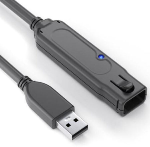 PureLink USB3.0 Verlängerungskabel 15 Meter aktive Verstärkung, nickelbeschichte