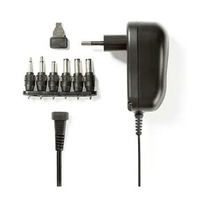 Nedis Universal-Netzteil - 12 W - 3 - 12 V DC - 1.80 m - 2.0 A - 6 plug(s) - Schwarz Nedis