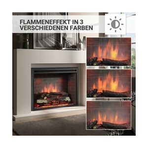 Richen BALDERIA Elektrokamin schwarz Calida 30 1000/2000 Watt 62,5 x 81 cm