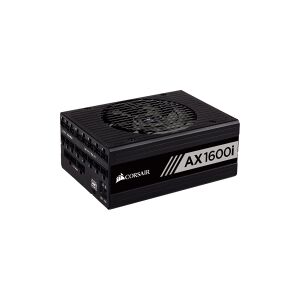 Corsair Microsystems CORSAIR AX1600i - Strømforsyning (intern) - ATX12V 2.4/ EPS12V 2.92 - 80 PLUS Titanium - AC 100-240 V - 1600 Watt - Europa