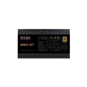 EVGA SuperNOVA 650 GT - Strømforsyning (intern) - ATX12V / EPS12V - 80 PLUS Gold - AC 100-240 V - 650 Watt