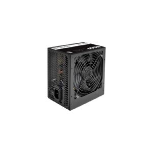 Thermaltake TR2 S 600W - Strømforsyning (intern) - ATX12V 2.3/ EPS12V - 80 PLUS - AC 230 V - 600 Watt - aktiv PFC - Europa - sort