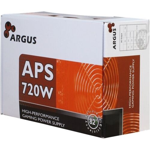 Inter-Tech Elektronik Handels Argus APS-720W - Strømforsyning (sisäinen) - ATX12V 2.31 - AC 115/230 V - 720 Watt - aktiivinen PFC