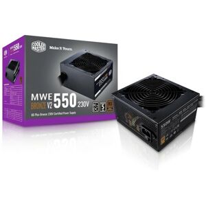 MWE Bronze 550W V2 - Alimentation 550W - 230V (Certifiée 80 Plus Bronze Garantie 5 ans) Câbles plats noir