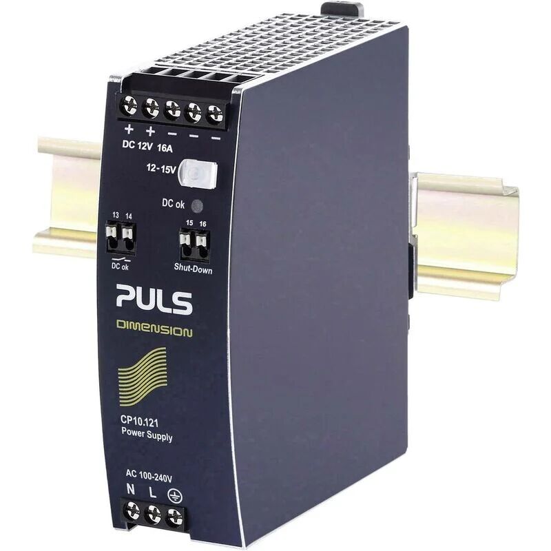 PULS Alimentation rail DIN CP10.121 12 V/DC 16 A 192 W 1 x Y697391 - Puls