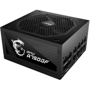 MSI MPG A750GF alimentatore per computer 750 W 24-pin ATX ATX Nero (MPG A750GF)