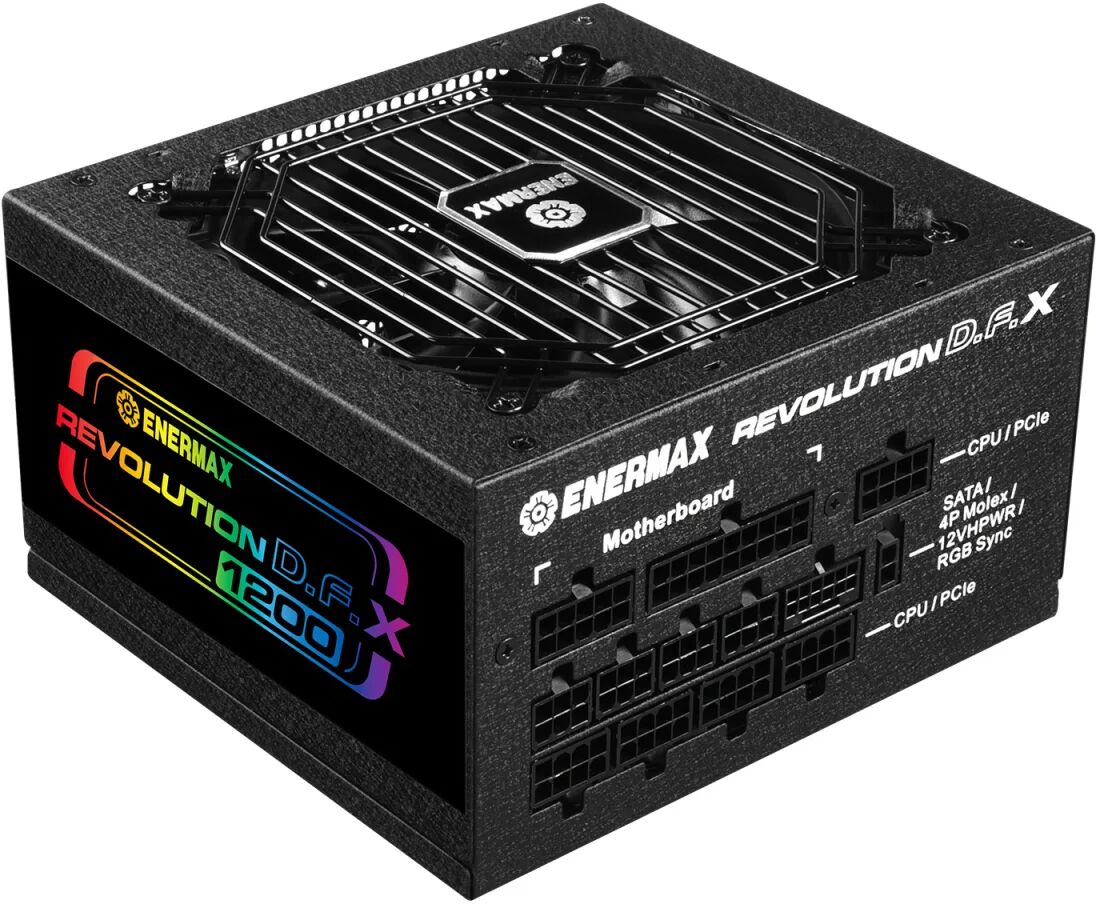 Enermax Revolution DFX alimentatore per computer 1200 W 20+4 pin ATX Nero [ERT1200EWT]