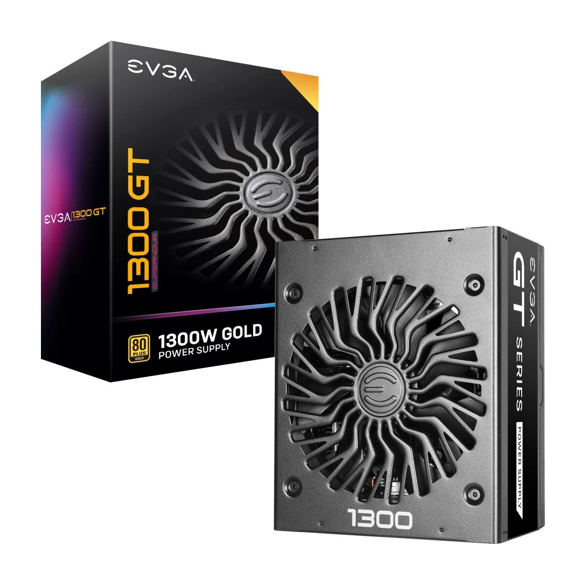 EVGA SuperNOVA 1300 GT alimentatore per computer W 24-pin ATX Nero [220-GT-1300-X2]