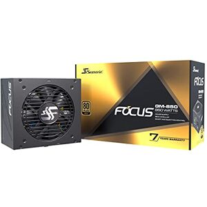 Seasonic G12-GM-850 80PLUS Gold, 850W, Single Rail, Semi-Modular, 70A, 120mm Fan, ATX PSU