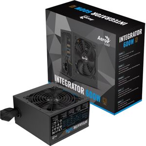 AWD-IT Aerocool Integrator 600W 12cm Power Supply Unit - Black