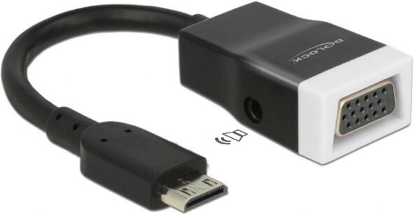 DeLock 65588 - Adapter HDMI-mini C Stecker > VGA Buchse mit Audio