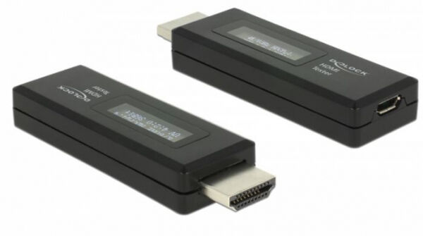 DeLock 63327 - HDMI Tester für EDID Information mit OLED Anzeige