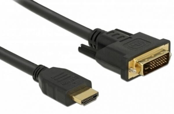 DeLock 85655 - HDMI zu DVI 24+1 Kabel bidirektional - 3 m