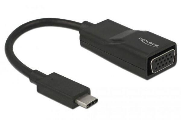 DeLock 63923 - Adapter USB Type-C Stecker > VGA Buchse (DP Alt Mode)