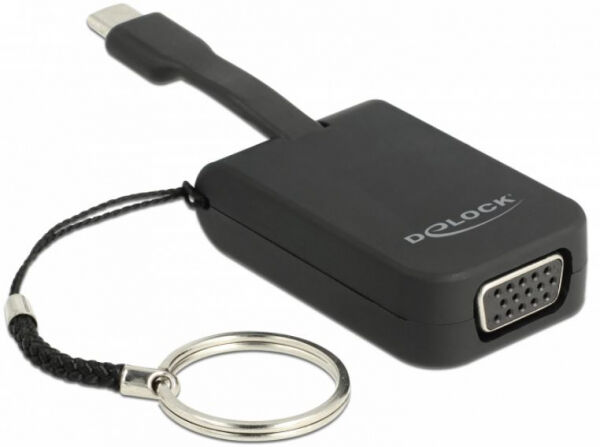 DeLock 63941 - USB Type-C Adapter zu VGA (DP Alt Mode) - Schlüsselanhänger