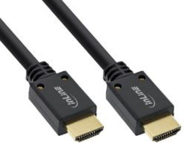 InLine 17955P - HDMI Ultra High Speed 8K4K Kabel schwarz - 0.5m