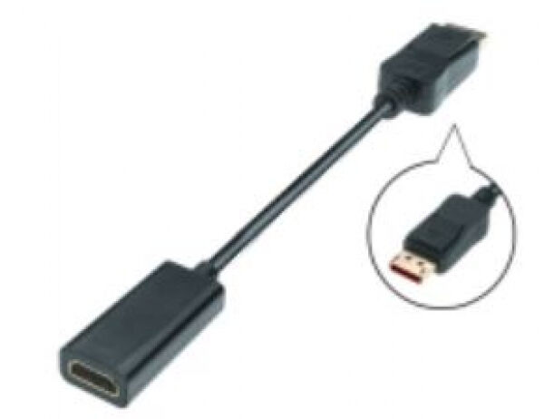 M-Cab 6060003 - DisplayPort 1.4 zu HDMI Super Speed Adapter / 4K@60Hz