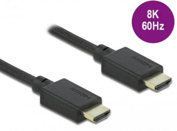 DeLock 85387 - High Speed HDMI Kabel 48 Gbps 8K 60 Hz - 1 m