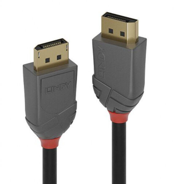Lindy 36486 - DisplayPort 1.2 Kabel, Anthra Line - 10m