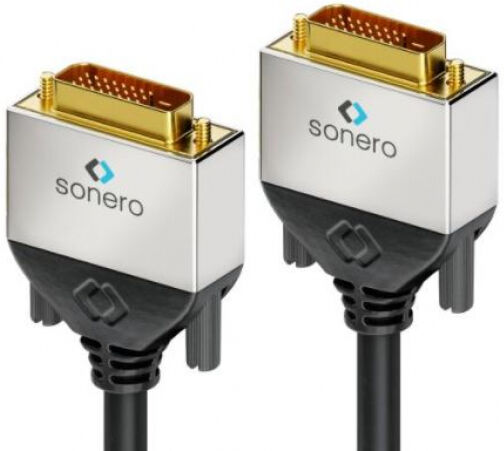 Sonero Dual Link DVI-D Kabel / Stecker auf Stecker - 1m