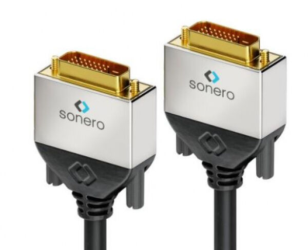Sonero Dual Link DVI-D Kabel / Stecker auf Stecker - 1.5m
