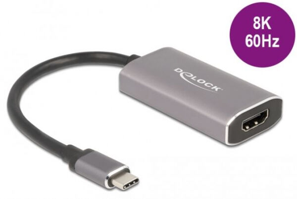 DeLock 62632 - USB Type-C Adapter zu HDMI (DP Alt Mode) 8K mit HDR Funktion