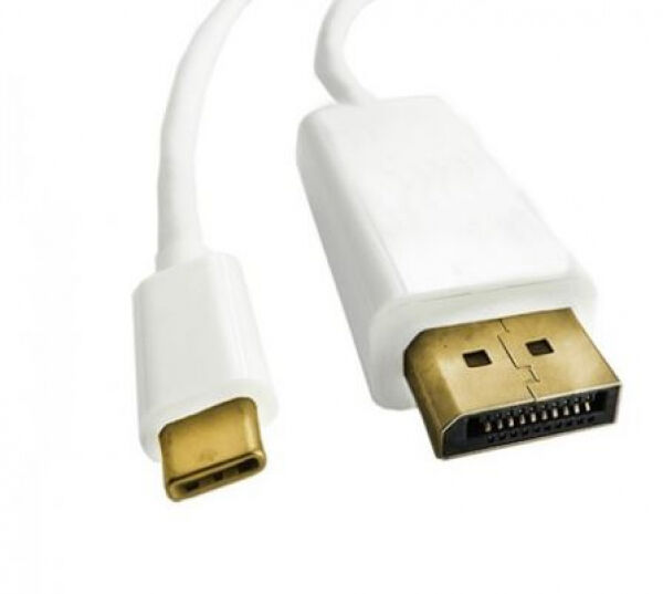 Qoltec 50412 - USB-C auf Displayport-Kabel - 1m