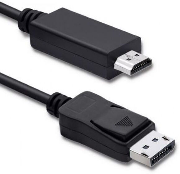 Qoltec 50441 - DisplayPort v1.1 auf HDMI male Kabel - 2m