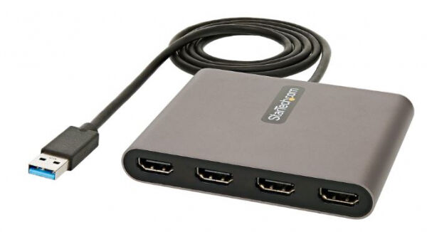 StarTech.com Startech USB32HD4 - USB 3.0 auf 4x HDMI Adapter