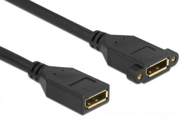 DeLock 87101 - DisplayPort 1.2 Kabel Buchse zu Buchse zum Einbau 4K 60 Hz - 2m