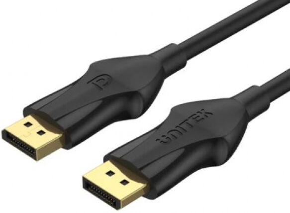 Unitek C1624BK-10M - 8K DisplayPort 1.4 Cable in Black (8K @60Hz, 4K 144Hz, 1440p @240Hz) - 10m