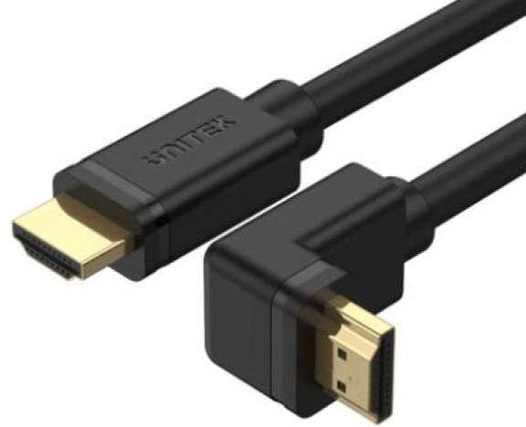 Unitek Y-C1008 - 4K 60Hz High Speed HDMI Right Angle 270 Grad Cable - 2m