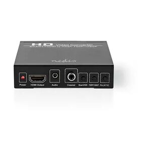 Nedis HDMI  Converter - SCART Buchse - HDMI Ausgang / 1x 3.5 mm Audio Out / 1x Digital Audio - 1-Weg - 1080p - 1.65 Gbps - Aluminium - Anthrazit Nedis